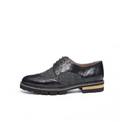 Women's Harris Tweed Brogues by Snow Paw - Black