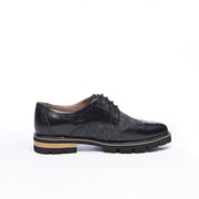 Women's Harris Tweed Brogues by Snow Paw - Black