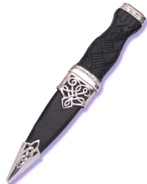 Silver Lomond Sgian Dubh with Stone Hilt