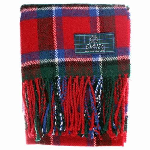 Clan Tartan Scarf - Sinclair Red Modern