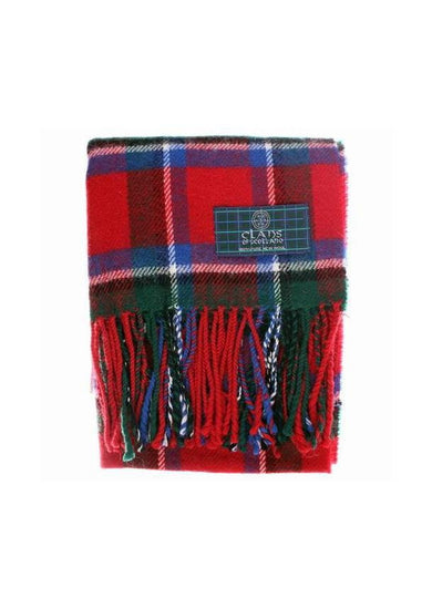 Clan Tartan Scarf - Sinclair Red Modern