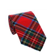 100% Wool Tartan Neck Tie - Royal Stewart Modern