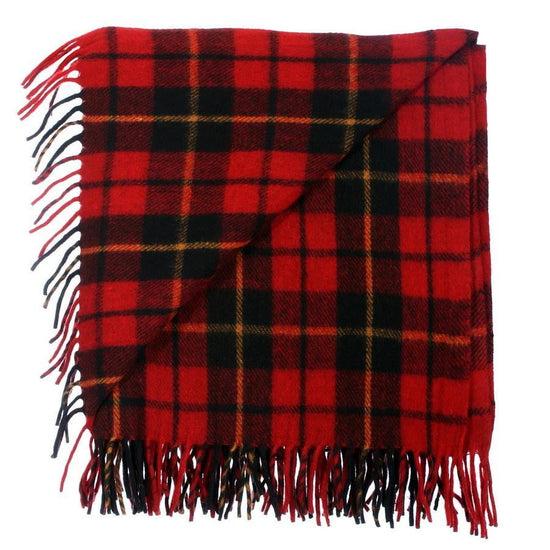 Wool Tartan Blanket - 60'' x 70'' - Wallace